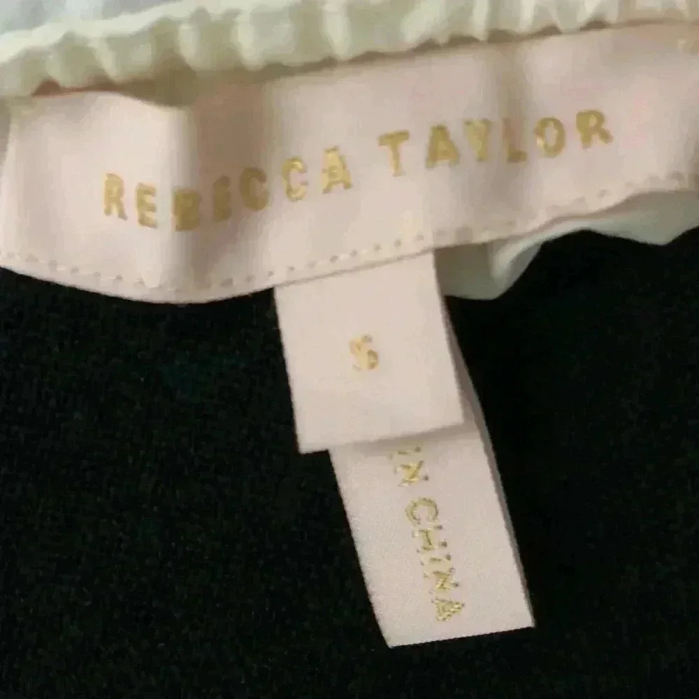 Rebecca Taylor Tie-Front Button-Down Baby Doll Tank Top - Picture 9 of 15